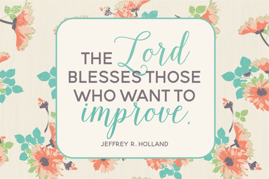 4x6 The Lord Blesses Those Who Want To Improve - free 4X6 printable